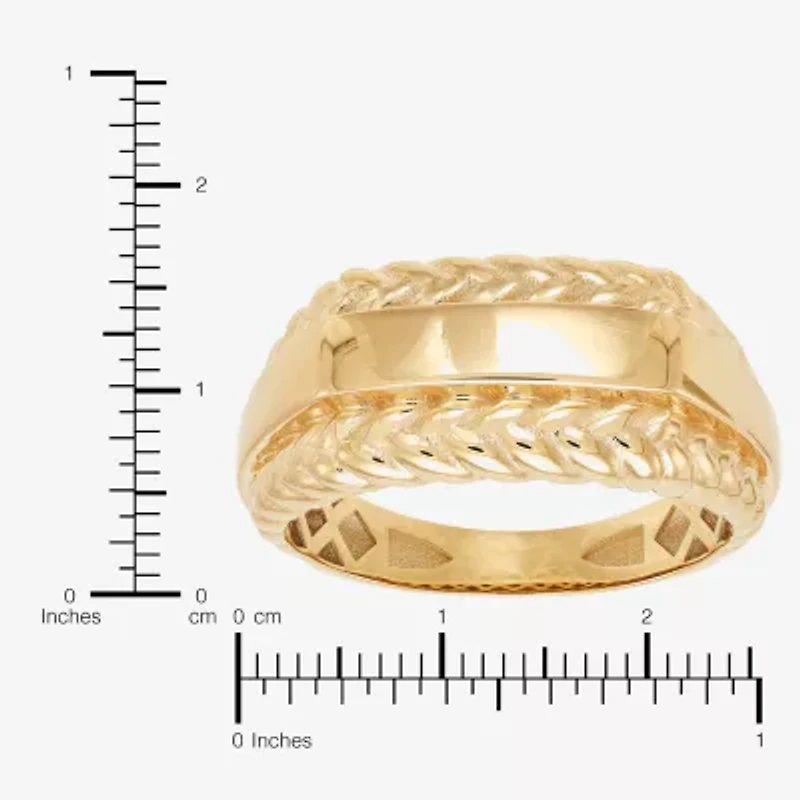 Mens 16.5MM 10K Gold Band