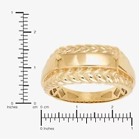 Mens 16.5MM 10K Gold Band