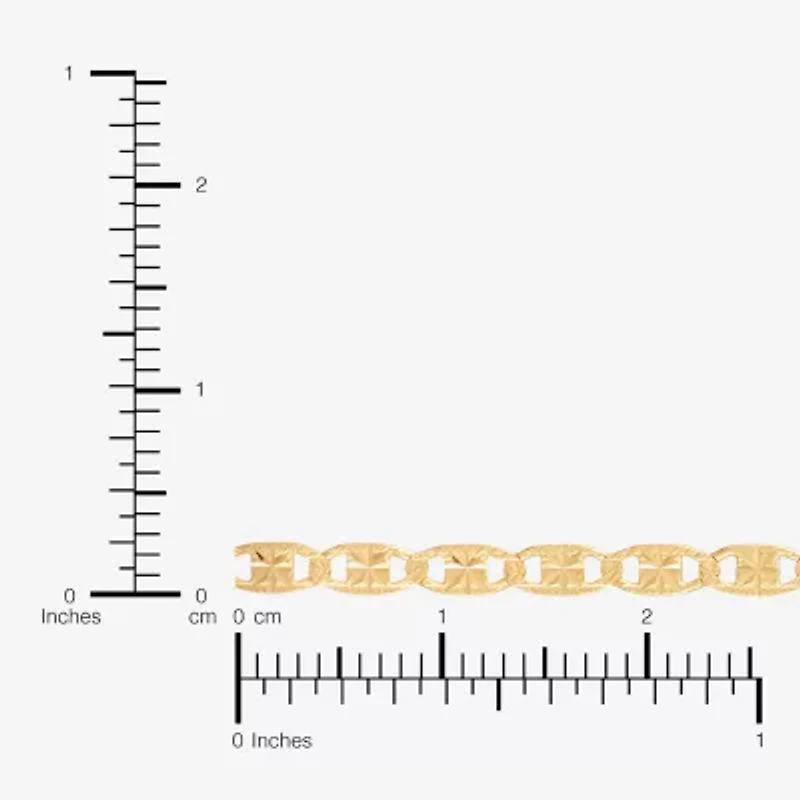 Made in Italy Womens 14K Gold 18 Inch Chain Necklace