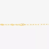 Made in Italy Womens 14K Gold 18 Inch Paperclip Chain Necklace