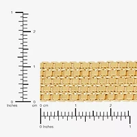 Made in Italy Womens 14K Gold 7.5 Inch Box Chain Bracelet