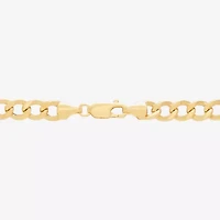 Bonded Brilliance Womens 14K Gold Over Silver 18 Inch Link Chain Necklace