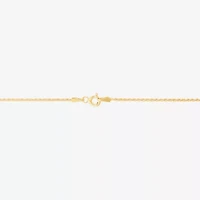 Made in Italy Womens 24K Gold Over Silver Inch Rope Chain Necklace