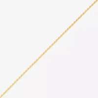 Made in Italy Womens 24K Gold Over Silver Inch Rope Chain Necklace