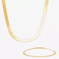 Made in Italy Womens 24K Gold Over Silver 2-pc. Jewelry Set