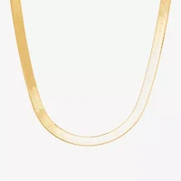 Made in Italy Womens 24K Gold Over Silver 2-pc. Jewelry Set