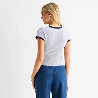 Forever 21 Womens Juniors Crew Neck Short Sleeve Graphic T-Shirt