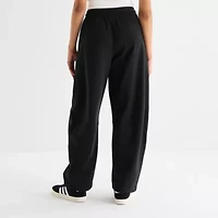 Forever 21 Womens Juniors Barrel Leg Fleece Sweatpant