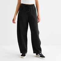 Forever 21 Womens Juniors Barrel Leg Fleece Sweatpant