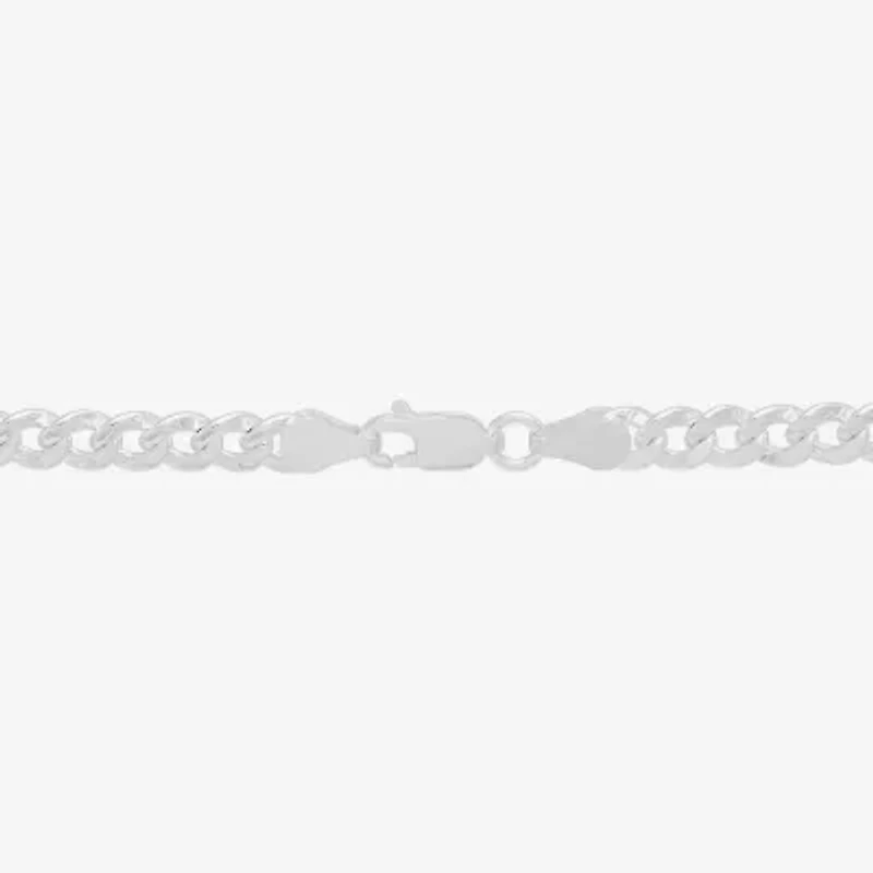 Made in Italy Mens Sterling Silver 22 Inch Curb Chain Necklace