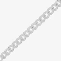 Made in Italy Mens Sterling Silver 22 Inch Curb Chain Necklace