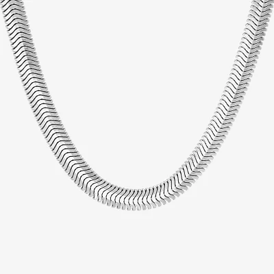 Made in Italy Womens Sterling Silver Inch Snake Chain Necklace