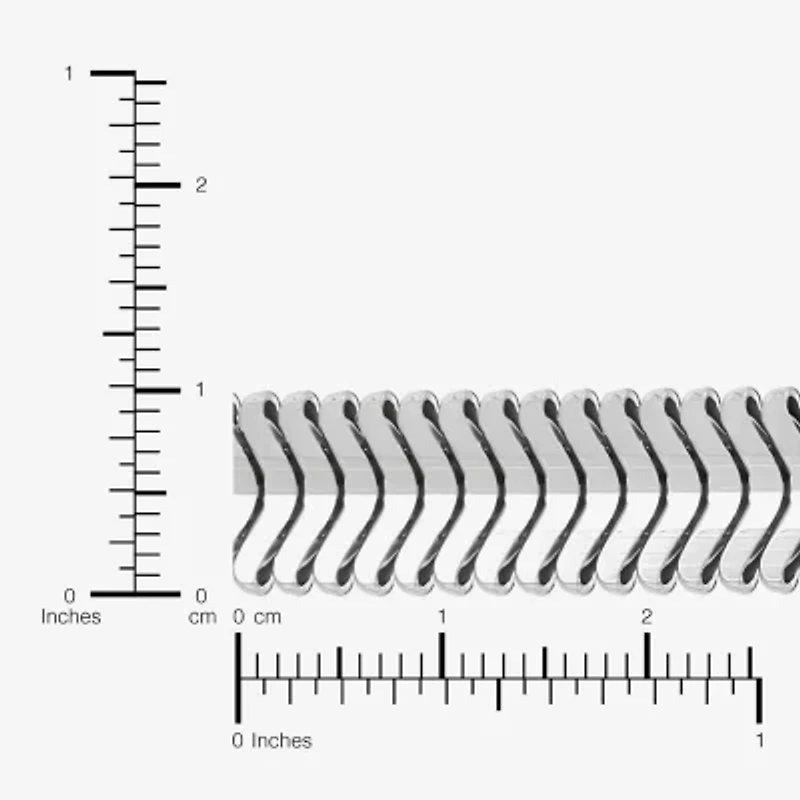 Made in Italy Womens Sterling Silver Inch Snake Chain Necklace