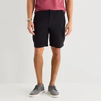 St. John's Bay Mens 10" Mid Rise Stretch Fabric Cargo Short