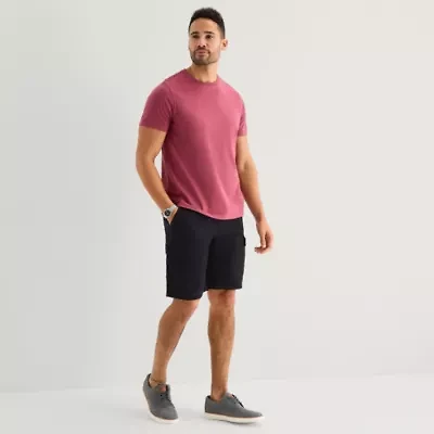 St. John's Bay Mens 10" Mid Rise Stretch Fabric Cargo Short