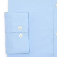 J. Ferrar Big And Tall Ultra Comfort Mens Classic Fit Stretch Fabric Wrinkle Free Long Sleeve Dress Shirt