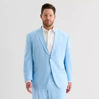 J. Ferrar Ultra Comfort Mens Regular Fit Big and Tall Suit Jacket