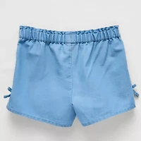 Okie Dokie Chambray Toddler & Little Girls Pull-On Short