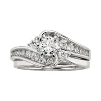 1 CT. T.W. Diamond Wedding Ring Set