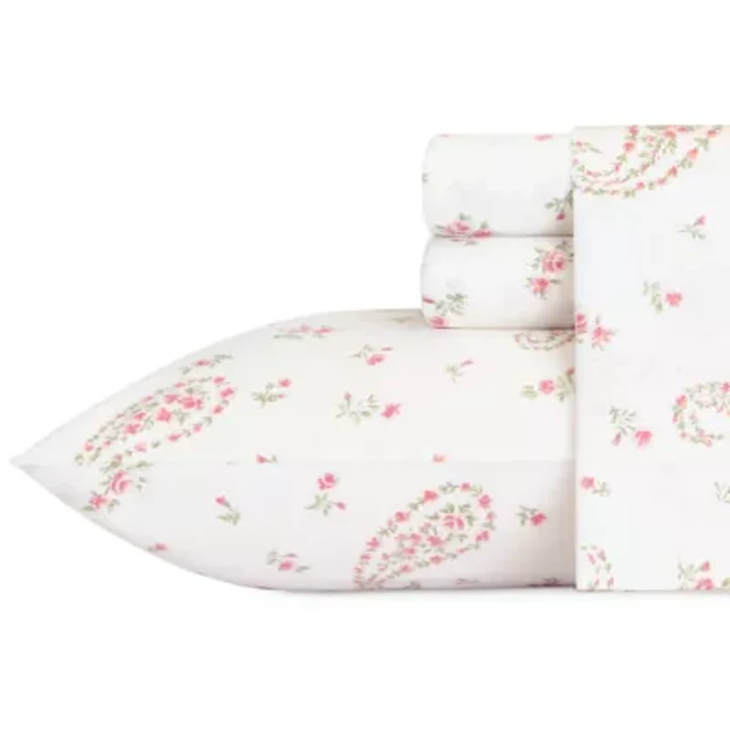 Laura Ashley Bristol Paisley Pink Sheet Set