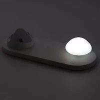 Trexonic 3-in-1 Charger Dock for Apple iPhone, Samsung Cellphone Wireless Charger, and Mushroom LED Night Light