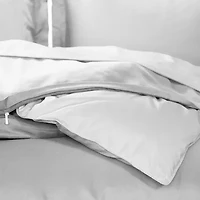 Casual Comfort Premium Ultra Soft Puffed Rugged Stripes Duvet Cover Set