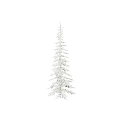 Vickerman 7 1/2 Foot Pre-Lit Flocked Christmas Tree