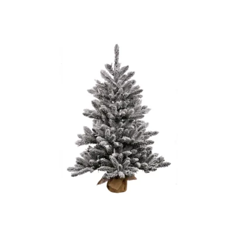 Vickerman 2 Foot Flocked Christmas Tree