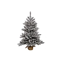 Vickerman 2 Foot Flocked Christmas Tree