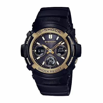 Casio G-Shock Mens Black Strap Watch Awgm100sbg-1a