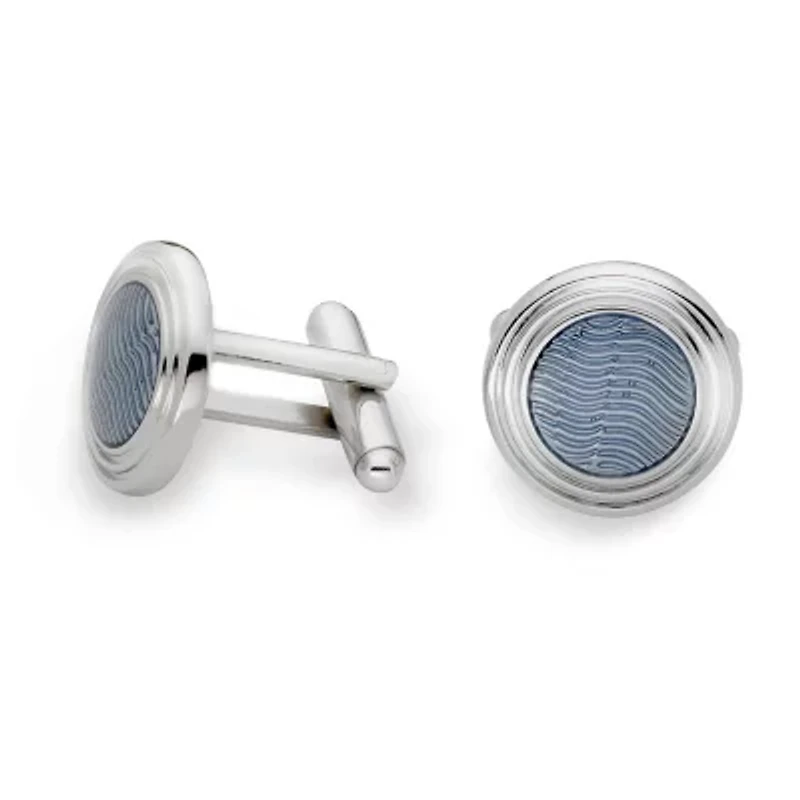 Blue Translucent Cufflinks