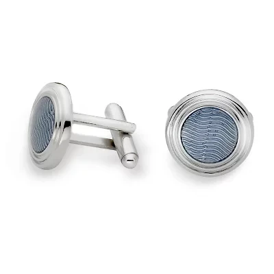 Blue Translucent Cufflinks
