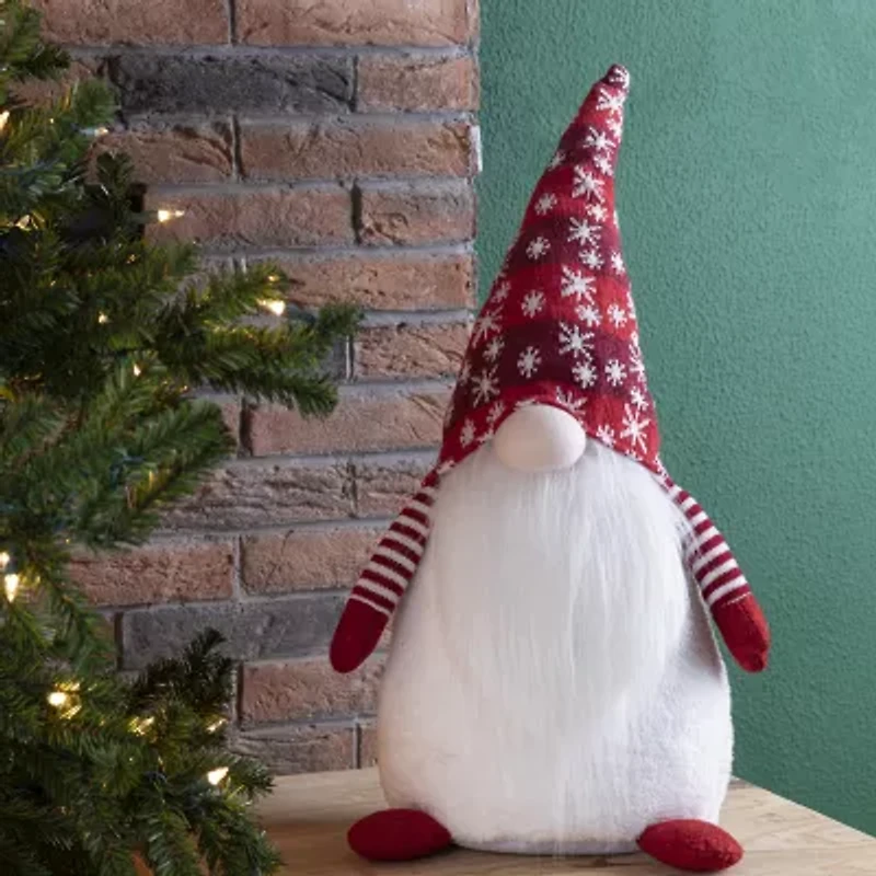 Glitzhome Standing Christmas Gnome