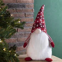 Glitzhome Standing Christmas Gnome