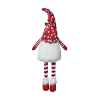 Glitzhome Shelf Sitter Christmas Gnome
