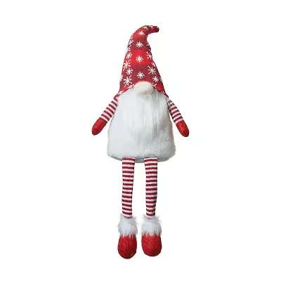 Glitzhome Shelf Sitter Christmas Gnome