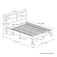 Bellevue Upholstered Panel Bed