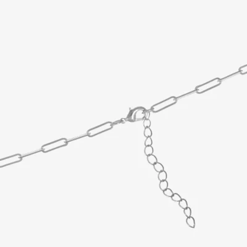 Silver Reflections Womens Pure Silver Over Brass 18 Inch Link Chain Necklace
