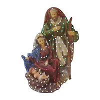 48'' LED Lighted Holy Family Christmas Nativity Scene Outdoor Decoration