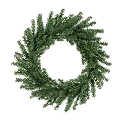 Mini Pine Artificial Christmas Wreath - 16-Inch  Unlit