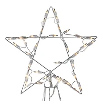 12' Clear Lighted Christmas Display Tree Outdoor Decor