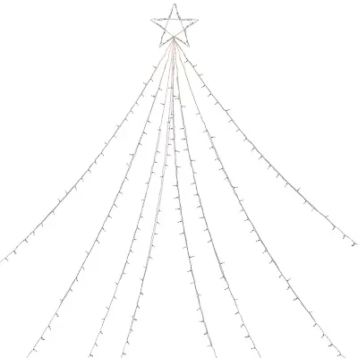 12' Clear Lighted Christmas Display Tree Outdoor Decor