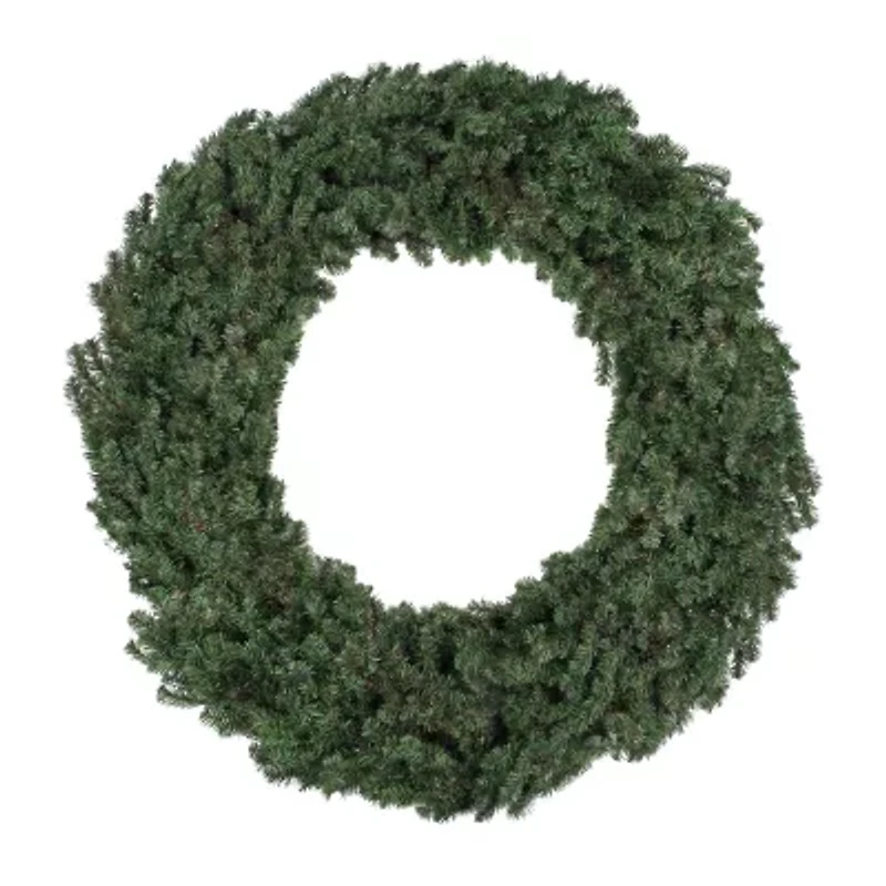 Canadian Pine Artificial Christmas Wreath  60-Inch  Unlit