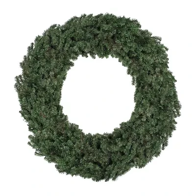 Canadian Pine Artificial Christmas Wreath  60-Inch  Unlit