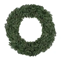 Canadian Pine Artificial Christmas Wreath  60-Inch  Unlit