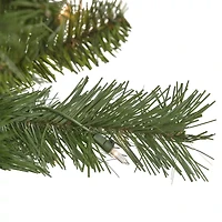 6.5' Pre-Lit Chatham Pine Artificial Christmas Tree  Clear Lights