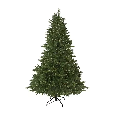 7.5' Pre-Lit Full Riverton Fir Artificial Christmas Tree  Warm White Lights