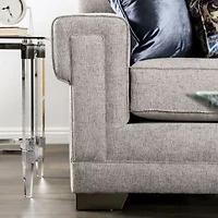 Living Room Collection Track-Arm Upholstered Loveseat