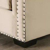 Living Room Collection Track-Arm Upholstered Loveseat