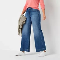 a.n.a Womens High Rise Wide Leg Jean